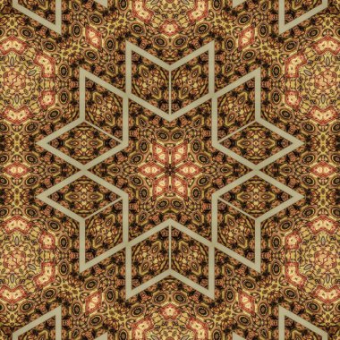 Tekstil, broşür, dergi kapağı baskısı için Afrika kabilesi tasarımı. İç dekorasyon ve geleneksel kostüm yapımı için yerel moda modeli arka planı