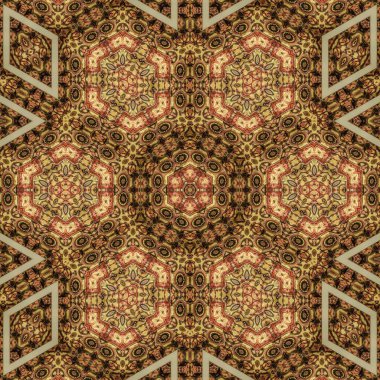 Tekstil, broşür, dergi kapağı baskısı için Afrika kabilesi tasarımı. İç dekorasyon ve geleneksel kostüm yapımı için yerel moda modeli arka planı