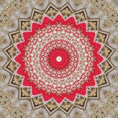 Fas tekstil baskısı için klasik model tasarımı. Döşeme fayansları ve halı için Türk modası. Geleneksel mistik arka plan tasarımı. Arabesk etnik dokusu. Geometrik çizgili dekoratif sınır sanatı