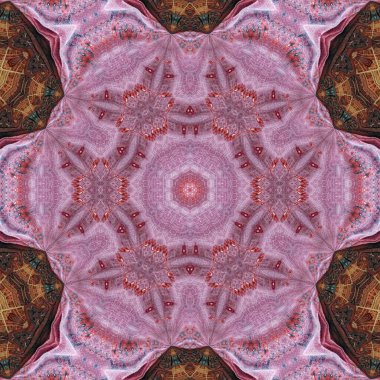 Geleneksel mistik arka plan tasarımı. Arabesk etnik dokusu. Geometrik çizgili kapak resmi. Döşeme fayansları ve halı için Türk modası. Fas tekstil baskısı için tekrarlanan şablon tasarımı