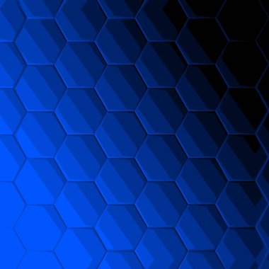 Teknolojiyle ilgili arka plan için soyut çokgen koyu mavi geometrik desenler. Bilim kurgu sanatı özellikle ağ, ağ, siber uzay, büyük veri, yapay zeka konsepti için yapılmıştır.