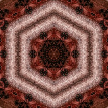 Arka plan için desen tasarımı. Duvar kağıdı ve tema için 3D illüstrasyon. İç dekorasyon fikri. Yeni moda nakış ve batik konsepti. Mozaik zemin. Tişört için baskı işi