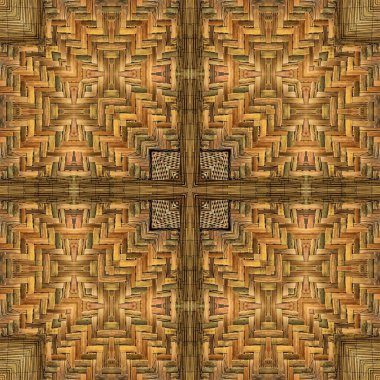 Tekstil, broşür, dergi kapağı baskısı için kabile konsepti tasarımı. İç dekorasyon ve geleneksel kostüm veya el işi için yerel moda modeli arka planı