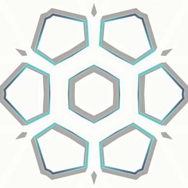 Modern Geometrik soyut logo. Tekstil, restoran, turizm, yemek, moda, teknoloji, kozmetik şirketi için Line Art marka kimlik tasarımı. Eşsiz simge ögeleri için minimalist kavram