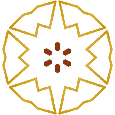 Modern Geometrik soyut logo. Tekstil, restoran, turizm, yemek, moda, teknoloji, kozmetik şirketi için Line Art marka kimlik tasarımı. Eşsiz simge ögeleri için minimalist kavram
