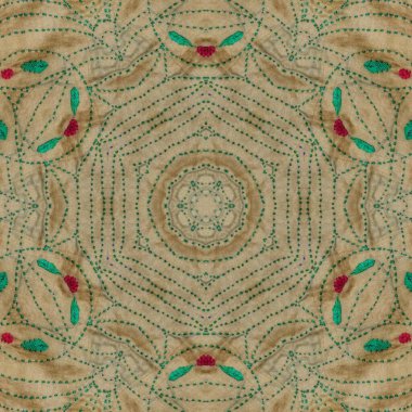 Tekstil için modern geometrik çiçek tasarımı, döşeme fayansları, dijital kağıt baskısı. Kabile desenli İran halısı tasarımı. Yastık, halı, halı ve kumaş basımı için geleneksel Türk deseni