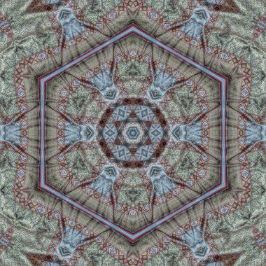 Arka plan için mistik desen tasarımı. Web sitesi için 3D illüstrasyon sanatı, kullanıcı arayüzü teması, kapak fotoğrafı, iç dekorasyon fikri, duvar resmi, nakış ve batik kavramı için duvar kağıdı