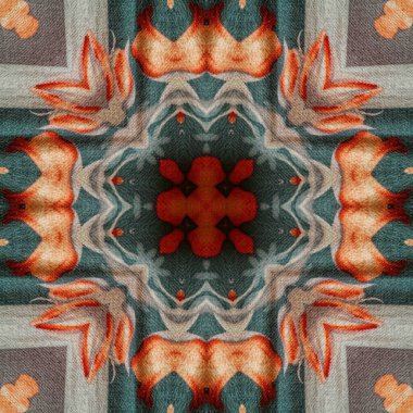 Pakistan ve Hint kültüründen phulkari kalamkari motifli geleneksel tasarım. Halı dupatta batik nakışı için geometrik etnik desen. Panjabi Dijital baskısı boho aztec doku sanatı olarak