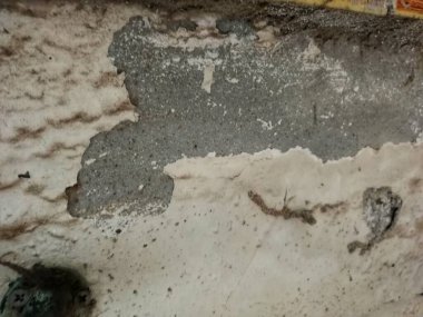 Paslı duvar beton dokusu dayanıklı sıva, tahta ve duvar kapağı kavramını değiştirecek. Kumaşa, duvar kağıdına, fayanslara, muşambaya basılacak gerçekçi kirli granitin modern oluşumu