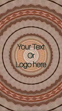 Hareket eden motiflerle yapılmış bir şablonun rahatlatıcı meditasyon videosu. Ekran dengeleyicisi, sunum, marka açılımı, ürün başlatma vs. için en iyi olan göz yatıştırıcı klipsi. Olaylar için giriş ve çıkış videosu