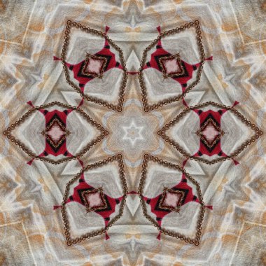 Arka plan için tekstil deseni tasarımı. Geleneksel nakış ve batik kavramı. Kumaş, kiremit, yatak örtüsü, elbise, halı, duvar kaplaması, ambalaj kağıdı baskısı için dijital baskı çalışması