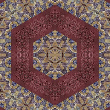 Moda geçmişi için çarpıcı dekoratif baskı tasarımı. Modern nakış ve batik kavramı. Kumaş, elbise, halı, halı, duvar kaplaması, ambalaj kağıdı baskısı için dijital baskı çalışması