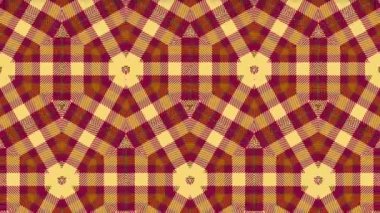 Tartan kumaş ve giysi dokularından esinlenen hareketli grafik animasyon videosu. Tünel döngüsü, giriş klibi, reklam panosu, canlı duvar kağıdı vs. için animasyon arkaplanı
