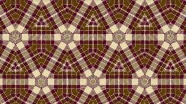 Tartan kumaş ve giysi dokularından esinlenen hareketli grafik animasyon videosu. Tünel döngüsü, giriş klibi, reklam panosu, canlı duvar kağıdı vs. için animasyon arkaplanı