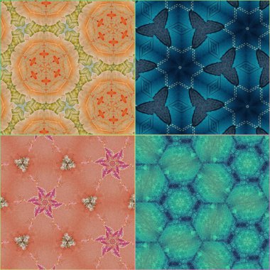 Geleneksel süs eşyası, halı, elbise, Noel iç dekorasyonu için süsleme deseni. Türk halısı, İran halısı, duvar örtüsü, ipek kumaş baskısı için karışık motifler