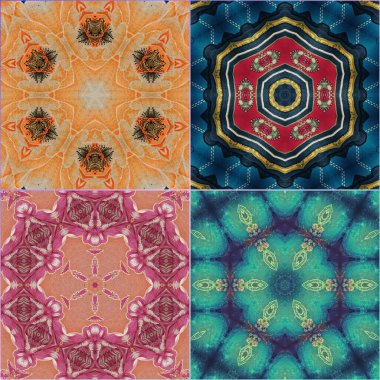 Geleneksel süs eşyası, halı, elbise, Noel iç dekorasyonu için süsleme deseni. Türk halısı, İran halısı, duvar örtüsü, ipek kumaş baskısı için karışık motifler