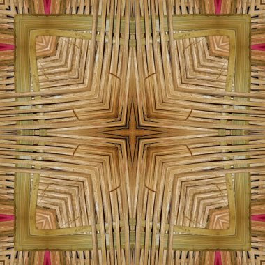 Tekstil, broşür, dergi kapağı baskısı için kabile konsepti tasarımı. İç dekorasyon ve geleneksel kostüm veya el işi için yerel moda modeli arka planı