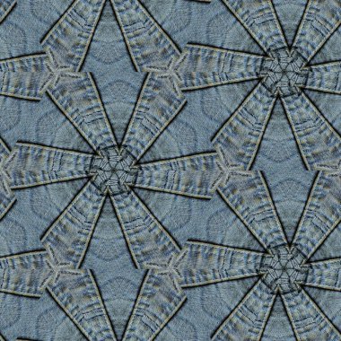 Decorative jeans background texture for youth fashionwear. Torn blue jeans design for textile, flyer, brochure, fashion magazine, ceramic tiles, carpet printing. Indigo concept design for home decor clipart