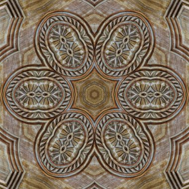 Pahalı tahta üzerine oyulmuş antik sanat eserleri. Sınır, çerçeve, döşeme, duvar kaplaması, mobilya dekorasyonu, fayanslar, ambalaj kağıdı baskısı için oymalı el işi tasarımı