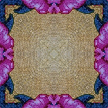 Embroidery and batik design concept. Antique art for clothing print, sublimation block etc. New trendy wallpaper, cover photo, interior decoration idea. Abstract pattern for the carpet background