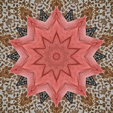 Pakistan ve Hint kültüründen phulkari kalamkari motifli geleneksel tasarım. Halı dupatta batik nakışı için geometrik etnik desen. Panjabi Dijital baskısı boho aztec doku sanatı olarak