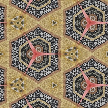 Embroidery and batik design concept. Antique art for clothing print, sublimation block etc. New trendy wallpaper, cover photo, interior decoration idea. Abstract pattern for the carpet background