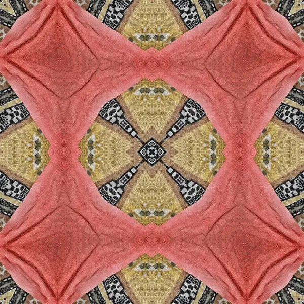 Pakistan ve Hint kültüründen phulkari kalamkari motifli geleneksel tasarım. Halı dupatta batik nakışı için geometrik etnik desen. Panjabi Dijital baskısı boho aztec doku sanatı olarak