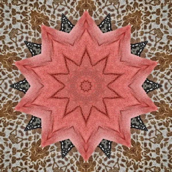 Pakistan ve Hint kültüründen phulkari kalamkari motifli geleneksel tasarım. Halı dupatta batik nakışı için geometrik etnik desen. Panjabi Dijital baskısı boho aztec doku sanatı olarak