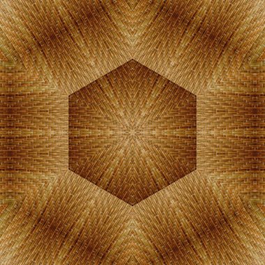 Karışık bambu, hasır, ahşap, kabile el işi desenleri. Kumaş, tavan kiremitleri, duvar örtüsü, ambalaj kağıdı vs. üzerine sanatsal baskı için özgün doku