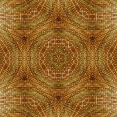 Karışık bambu, hasır, ahşap, kabile el işi desenleri. Kumaş, tavan kiremitleri, duvar örtüsü, ambalaj kağıdı vs. üzerine sanatsal baskı için özgün doku