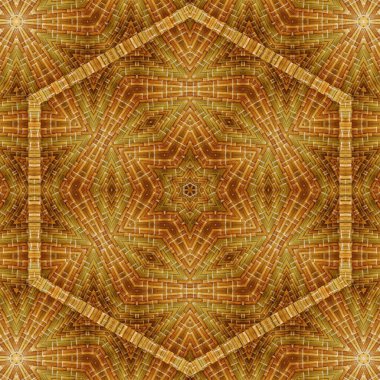 Karışık bambu, hasır, ahşap, kabile el işi desenleri. Kumaş, tavan kiremitleri, duvar örtüsü, ambalaj kağıdı vs. üzerine sanatsal baskı için özgün doku