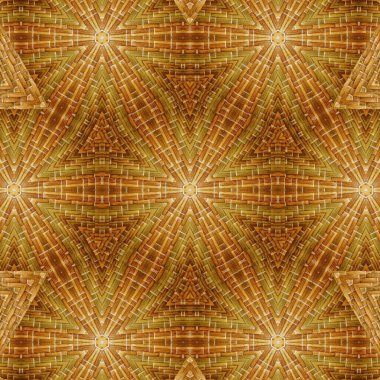 Karışık bambu, hasır, ahşap, kabile el işi desenleri. Kumaş, tavan kiremitleri, duvar örtüsü, ambalaj kağıdı vs. üzerine sanatsal baskı için özgün doku