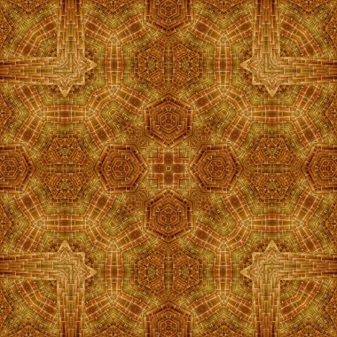 Karışık bambu, hasır, ahşap, kabile el işi desenleri. Kumaş, tavan kiremitleri, duvar örtüsü, ambalaj kağıdı vs. üzerine sanatsal baskı için özgün doku