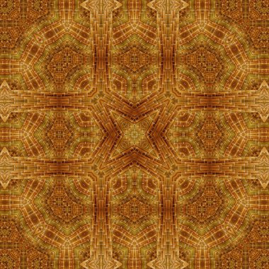 Karışık bambu, hasır, ahşap, kabile el işi desenleri. Kumaş, tavan kiremitleri, duvar örtüsü, ambalaj kağıdı vs. üzerine sanatsal baskı için özgün doku