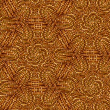 Karışık bambu, hasır, ahşap, kabile el işi desenleri. Kumaş, tavan kiremitleri, duvar örtüsü, ambalaj kağıdı vs. üzerine sanatsal baskı için özgün doku