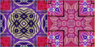 Pakistan ve Hint kültüründen phulkari kalamkari motifli geleneksel tasarım. Halı dupatta batik nakışı için geometrik etnik desen. Panjabi Dijital baskısı boho aztec doku sanatı olarak