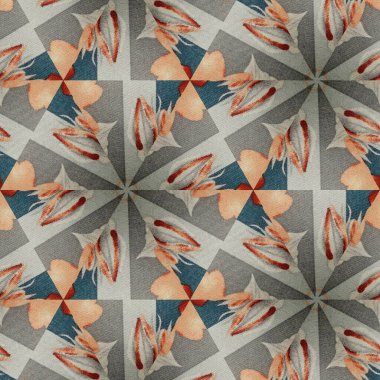 Embroidery and batik design concept. Antique art for clothing print, sublimation block etc. New trendy wallpaper, cover photo, interior decoration idea. Abstract pattern for the carpet background