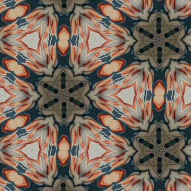 Embroidery and batik design concept. Antique art for clothing print, sublimation block etc. New trendy wallpaper, cover photo, interior decoration idea. Abstract pattern for the carpet background