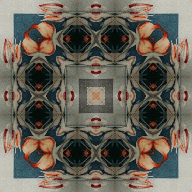 Embroidery and batik design concept. Antique art for clothing print, sublimation block etc. New trendy wallpaper, cover photo, interior decoration idea. Abstract pattern for the carpet background