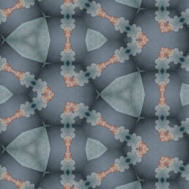 Embroidery and batik design concept. Antique art for clothing print, sublimation block etc. New trendy wallpaper, cover photo, interior decoration idea. Abstract pattern for the carpet background