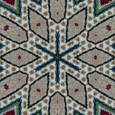 Pakistan ve Hint kültüründen phulkari kalamkari motifli geleneksel tasarım. Halı dupatta batik nakışı için geometrik etnik desen. Panjabi Dijital baskısı boho aztec doku sanatı olarak