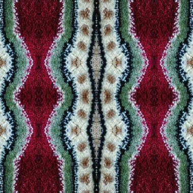 Pakistan ve Hint kültüründen phulkari kalamkari motifli geleneksel tasarım. Halı dupatta batik nakışı için geometrik etnik desen. Panjabi Dijital baskısı boho aztec doku sanatı olarak