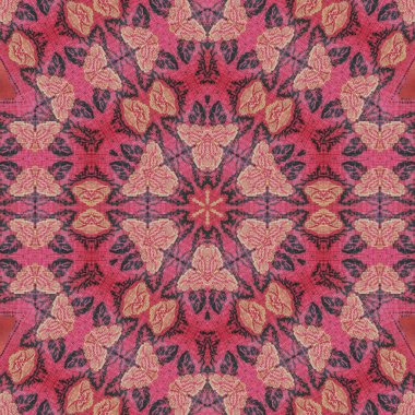 Farklı nakış, batik ve kravat desenleriyle yapılmış karışık baskı tasarımı. Tekstil, halı, yorgan, duvar örtüsü, yastık kılıfı, yatak örtüsü, ipek kumaş baskısı için en iyisi.