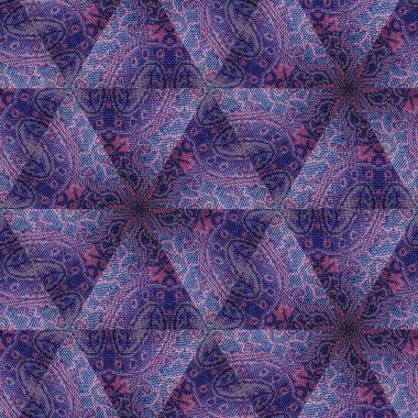 Farklı nakış, batik ve kravat desenleriyle yapılmış karışık baskı tasarımı. Tekstil, halı, yorgan, duvar örtüsü, yastık kılıfı, yatak örtüsü, ipek kumaş baskısı için en iyisi.