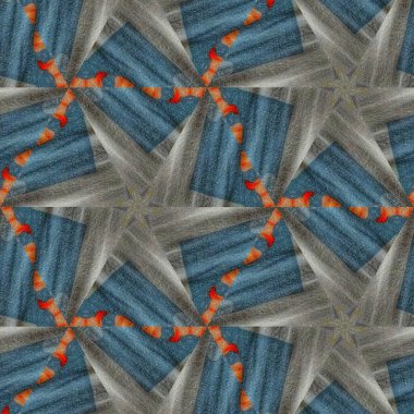 Pakistan ve Hint kültüründen phulkari kalamkari motifli geleneksel tasarım. Halı dupatta batik nakışı için geometrik etnik desen. Panjabi Dijital baskısı boho aztec doku sanatı olarak