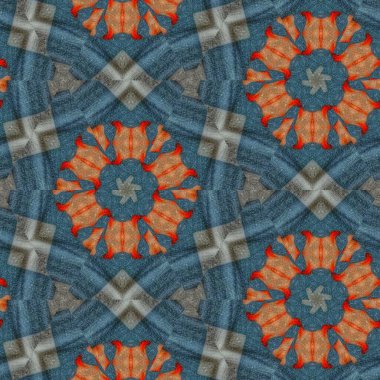 Farklı nakış, batik ve kravat desenleriyle yapılmış karışık baskı tasarımı. Tekstil, halı, yorgan, duvar örtüsü, yastık kılıfı, yatak örtüsü, ipek kumaş baskısı için en iyisi.