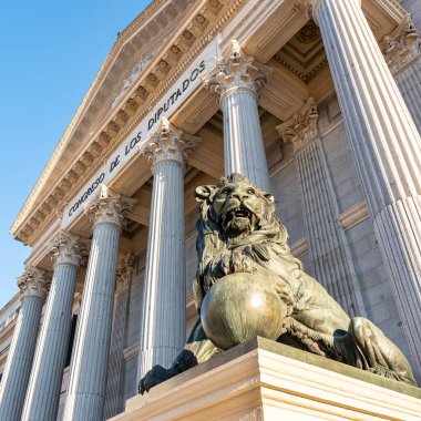 Madrid 'deki Cortes Generalleri' nin kongresi.