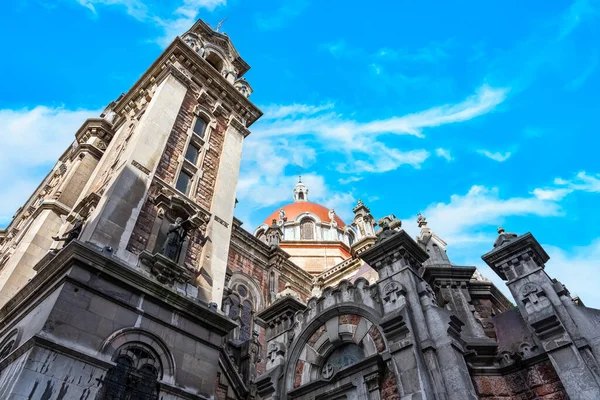 stock image Basilica of San Juan in the historic center of the monumental city of Oviedo, Asturias, Spain