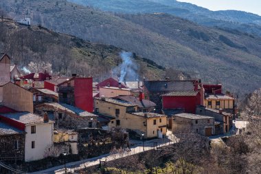 Madrid, Puebla del Rincon 'da Sierra del Rincon' da bulunan küçük bir dağ köyü.