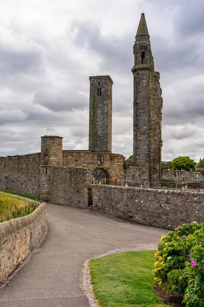 Ruïnes Van Kathedraal Saint Andrews Schotland Een Van Grootste Middeleeuwen — Stockfoto